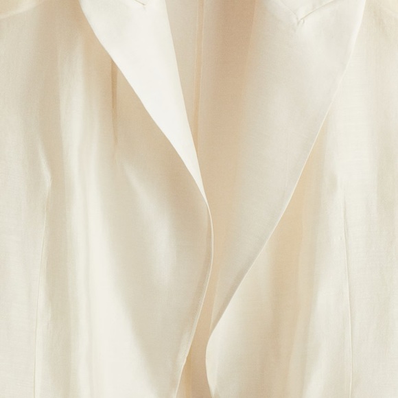 ❗️PRICE FIRM❗️ H&M EDITION OVERSIZED SHEER BLAZER SIZE M - Picture 5 of 16